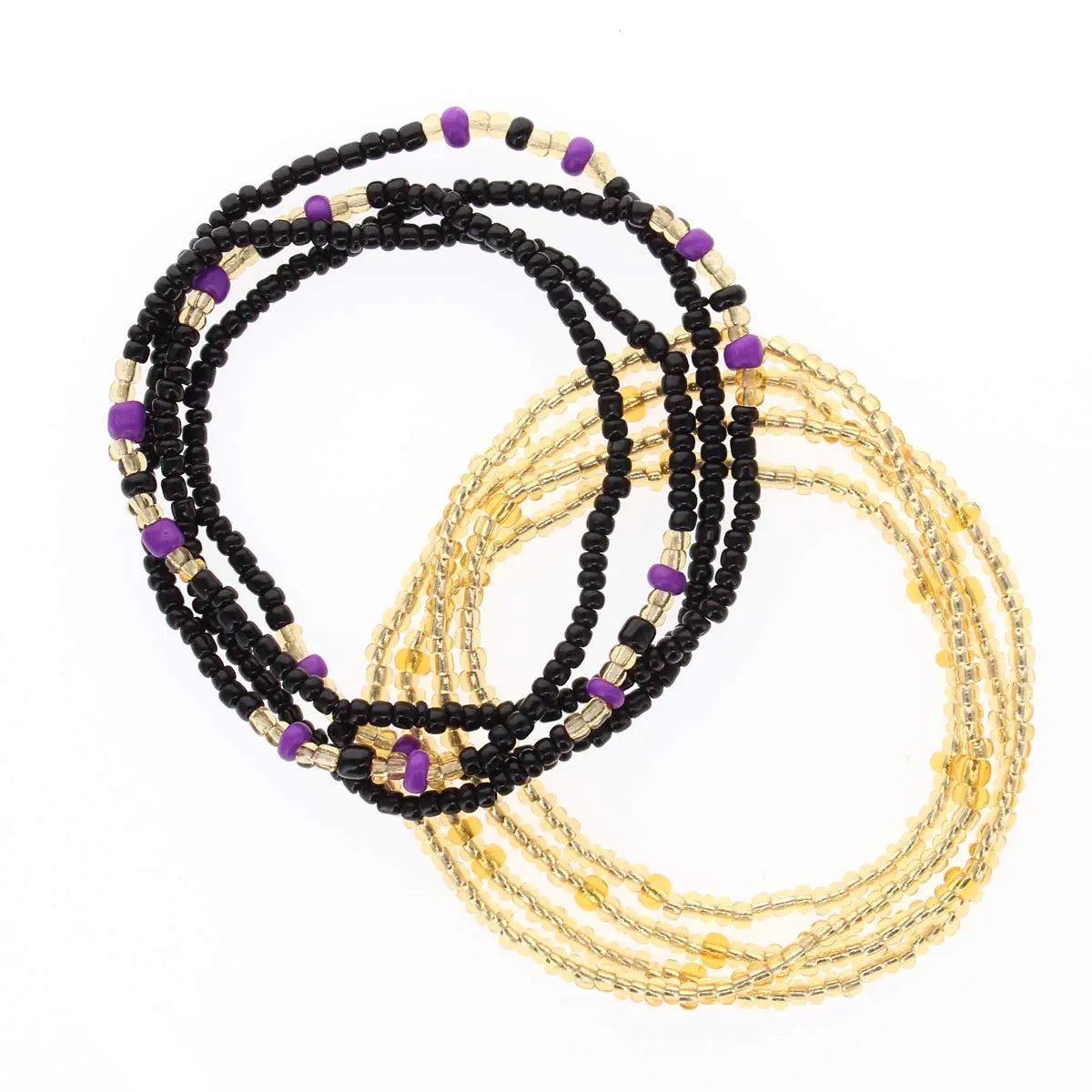 African Waist Beads Set – Colorful Body Jewelry & Waist Chain