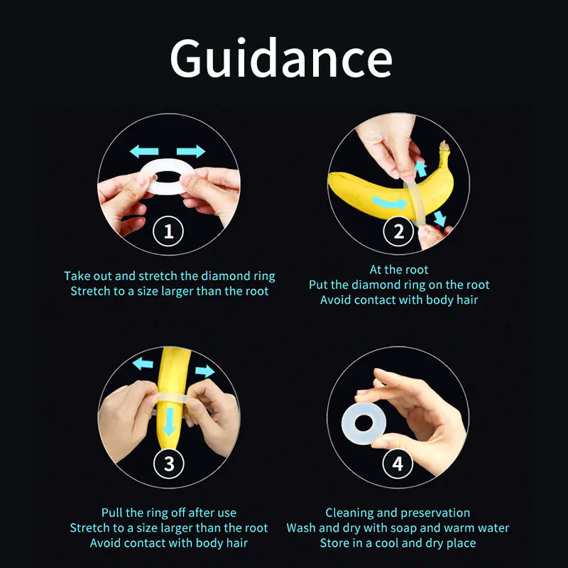 Durex Reusable Silicone Penis Ring for Erection Support